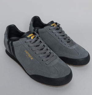 Patrick Rio Trainers Charcoal/Black