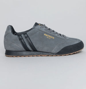 Patrick Rio Trainers Charcoal/Black
