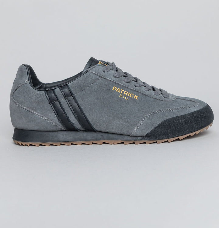 Patrick Rio Trainers Charcoal/Black