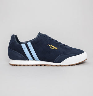 Patrick Rio Trainers Navy/Sky Blue/White