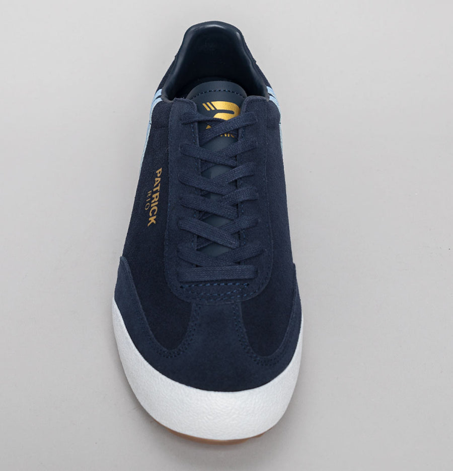 Patrick Rio Trainers Navy/Sky Blue/White