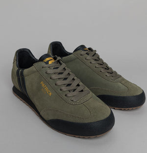 Patrick Rio Trainers Olive/Black