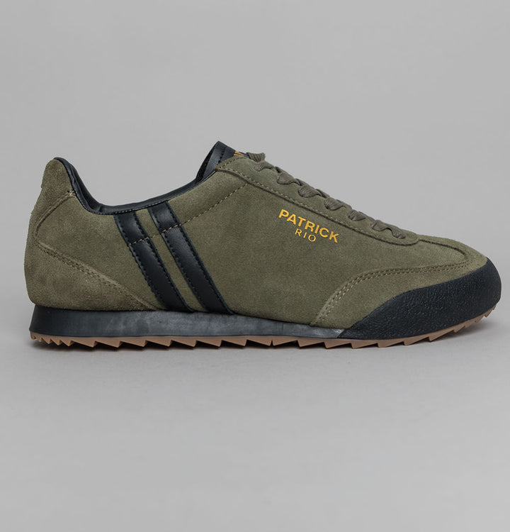 Patrick Rio Trainers Olive/Black