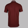 Pretty Green Barton Polo Shirt Dark Burgundy