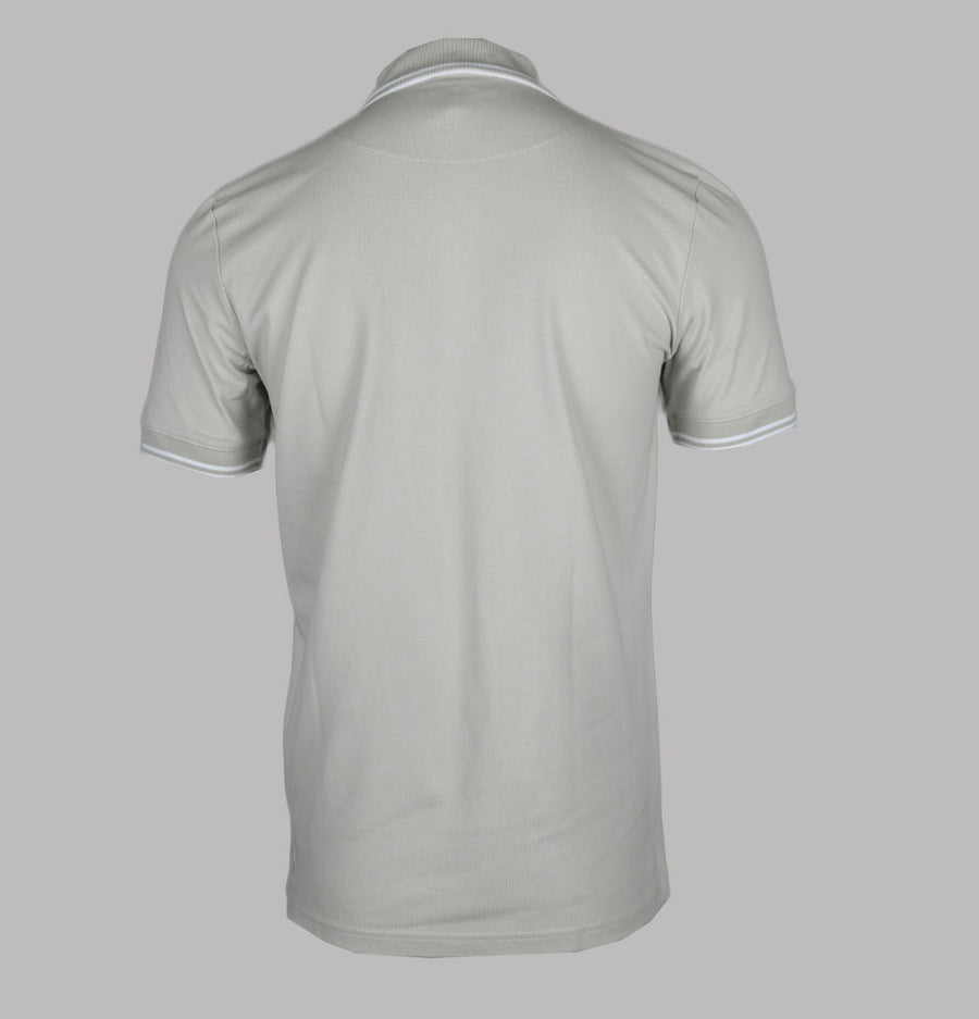 Pretty Green Barton Polo Shirt Grey Stone