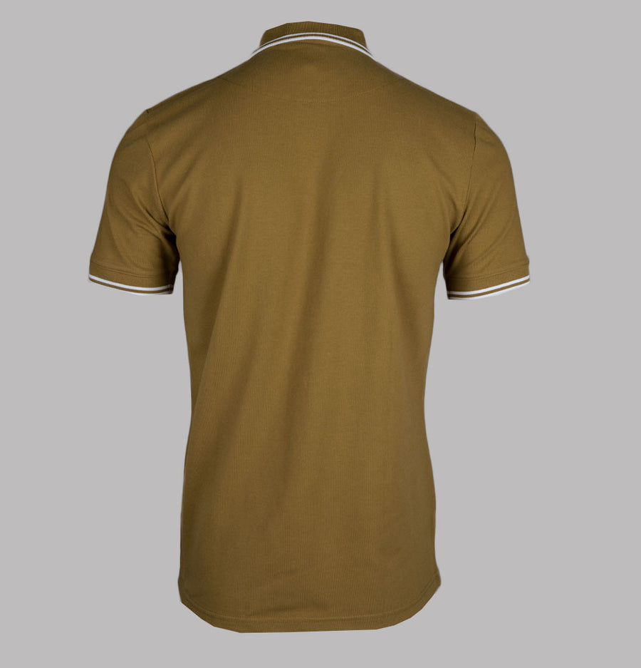 Pretty Green Barton Polo Shirt Khaki Green