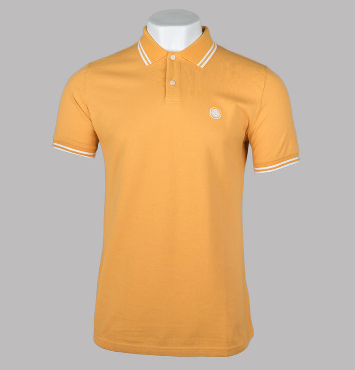 Pretty Green Barton Polo Shirt Yellow/White