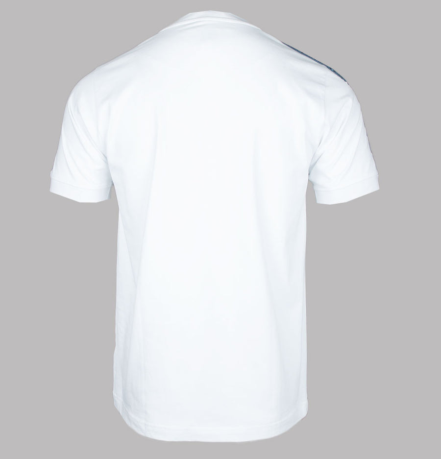 Pretty Green Eclipse Paisley Tape T-Shirt White