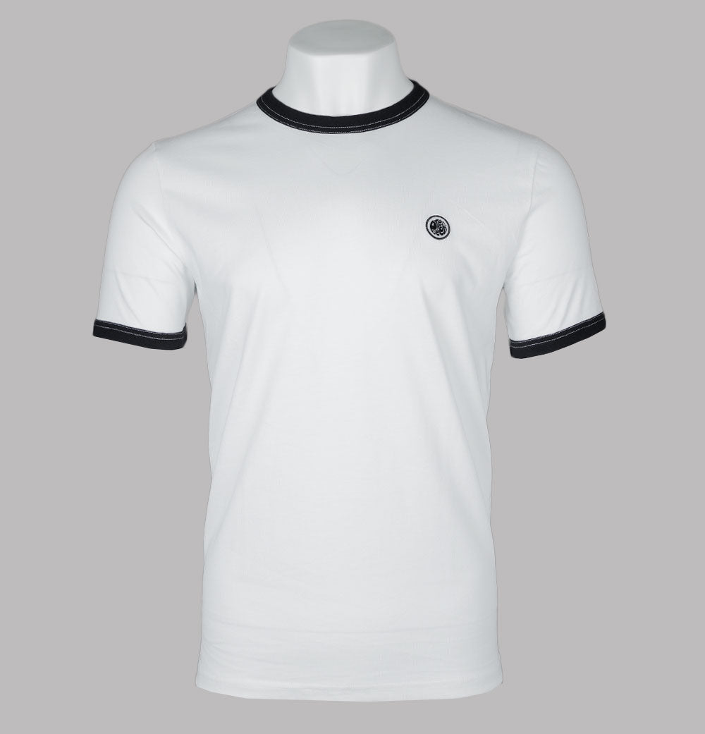 Pretty Green Epsilon Ringer T-Shirt White – Bronx Clothing