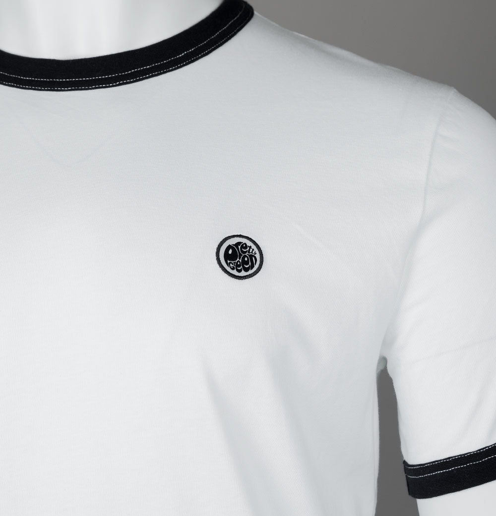 Pretty Green Epsilon Ringer T-Shirt White – Bronx Clothing