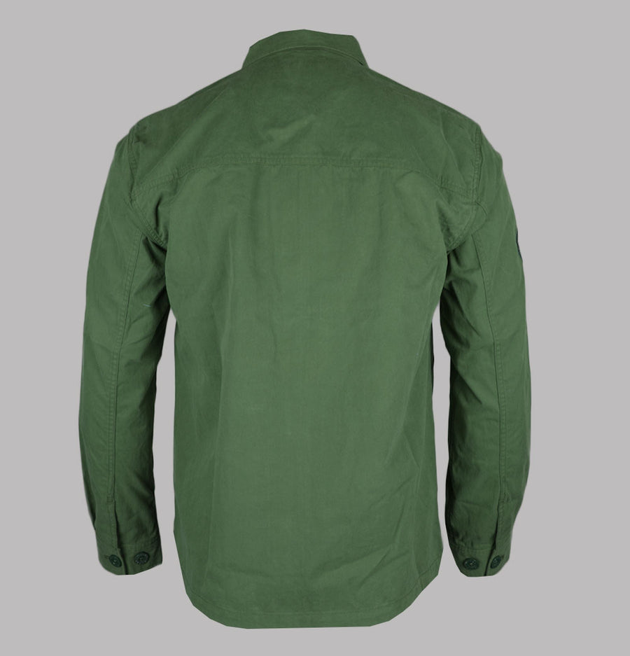 Pretty Green Feltham Overshirt Khaki