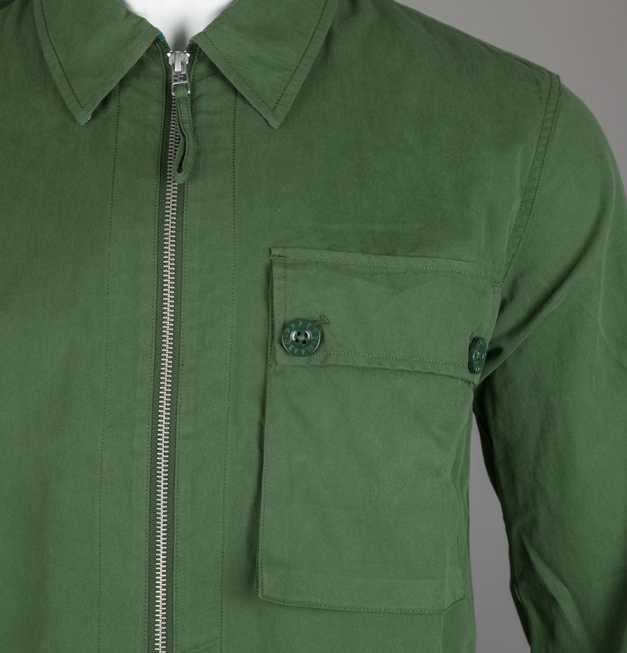 Pretty Green Feltham Overshirt Khaki