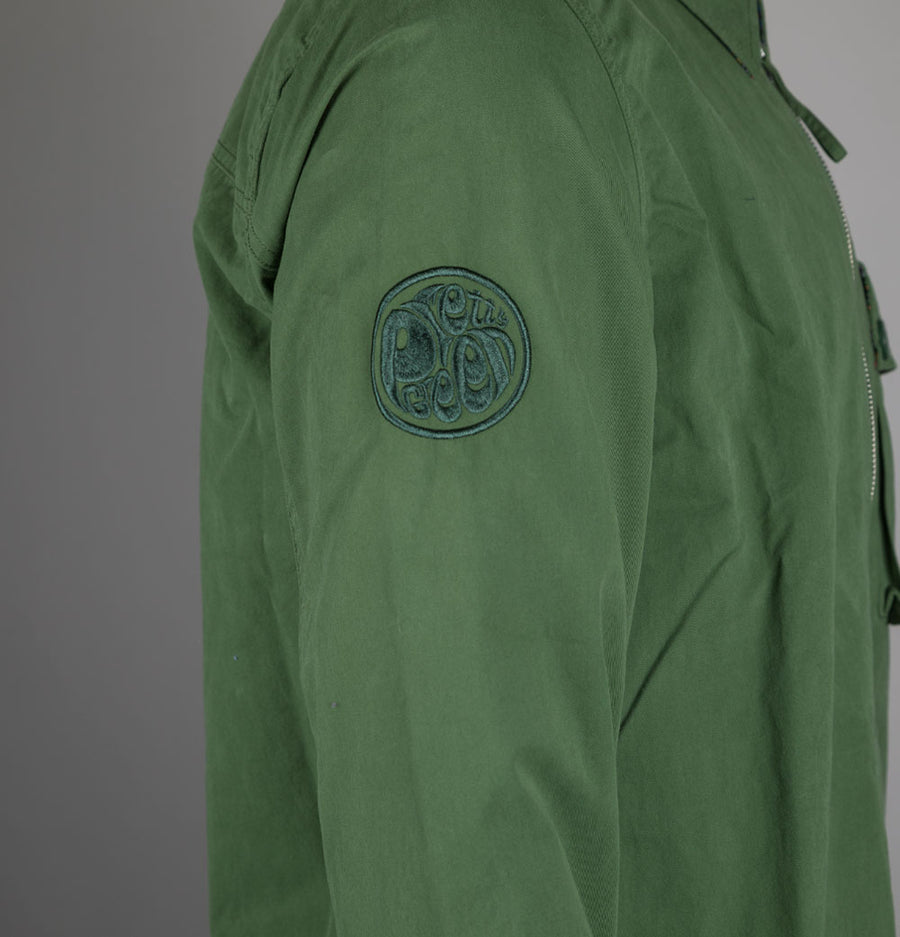 Pretty Green Feltham Overshirt Khaki