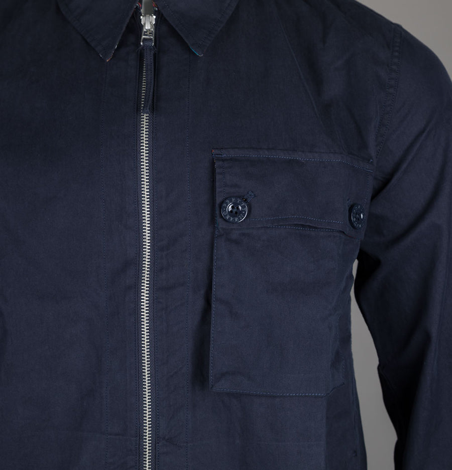 Pretty Green Feltham Overshirt Navy