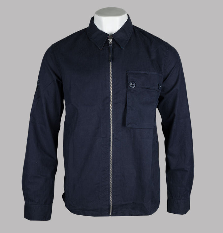Pretty Green Feltham Overshirt Navy