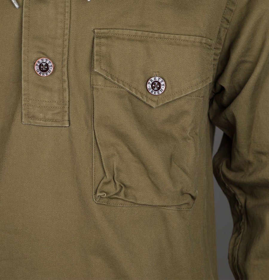 Pretty Green Forrest Smock Jacket Khaki