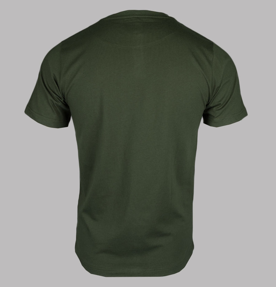 Pretty Green Gillespie Logo T-Shirt Dark Green