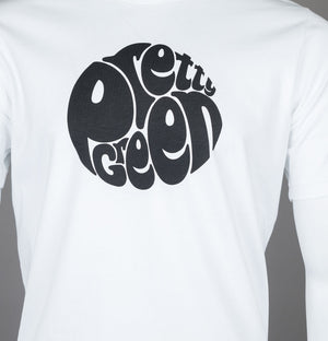 Pretty Green Gillespie Logo T-Shirt White/Black