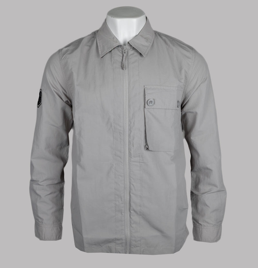 Pretty Green Heaton Overshirt Grey