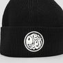 Pretty Green Logo Knit Beanie Black