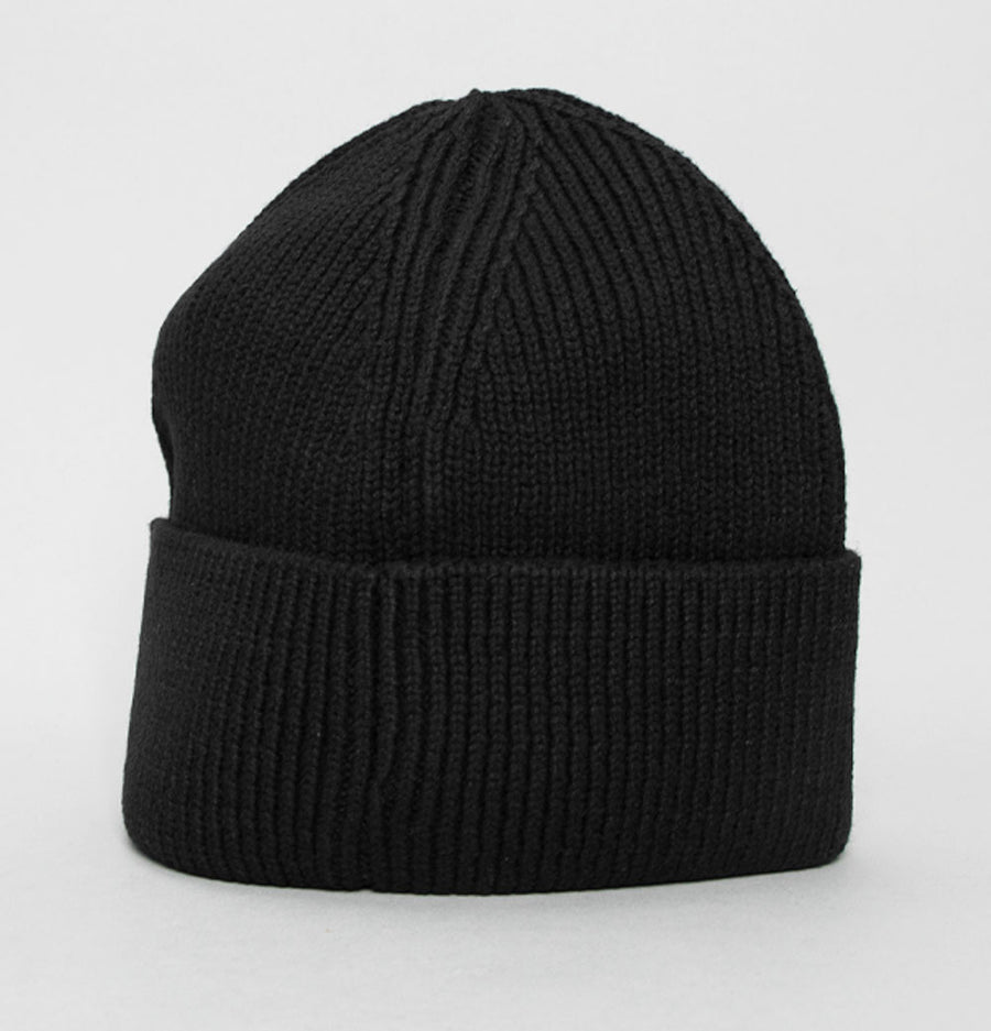 Pretty Green Logo Knit Beanie Black