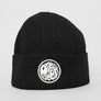 Pretty Green Logo Knit Beanie Black