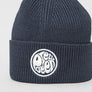 Pretty Green Logo Knit Beanie Navy