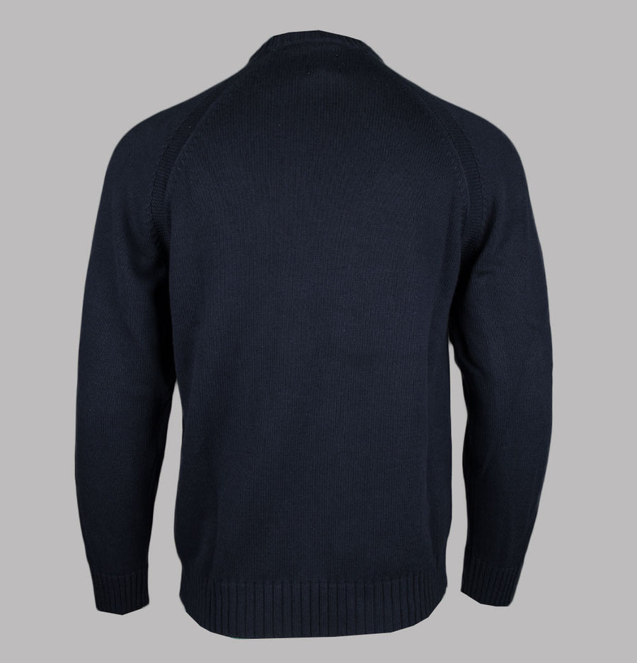 Pretty Green Mason Crew Knit Jumper Navy