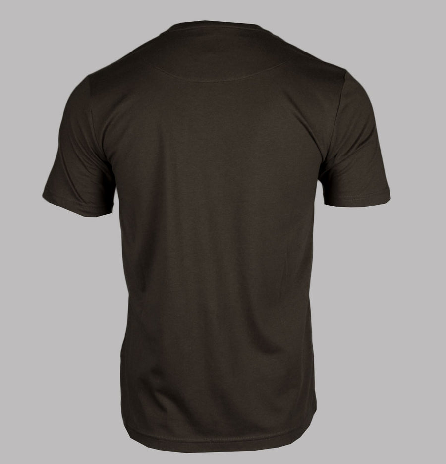 Pretty Green Mitchell T-Shirt Chocolate Brown