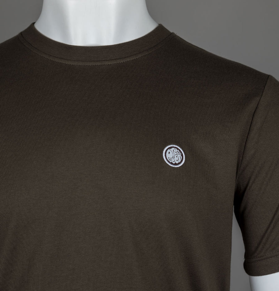 Pretty Green Mitchell T-Shirt Chocolate Brown