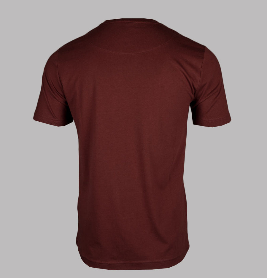Pretty Green Mitchell T-Shirt Dark Burgundy
