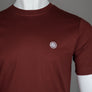 Pretty Green Mitchell T-Shirt Dark Burgundy