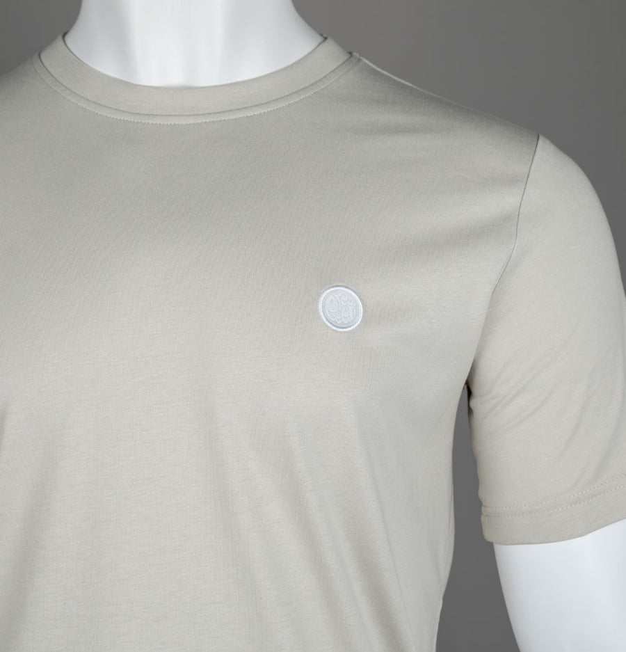 Pretty Green Mitchell T-Shirt Grey Stone