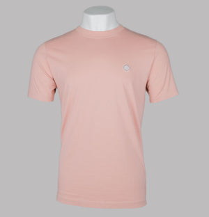 Pretty Green Mitchell T-Shirt Pale Pink
