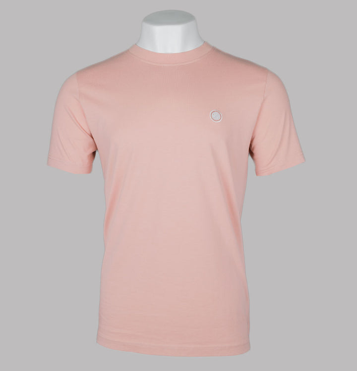 Pretty Green Mitchell T-Shirt Pale Pink