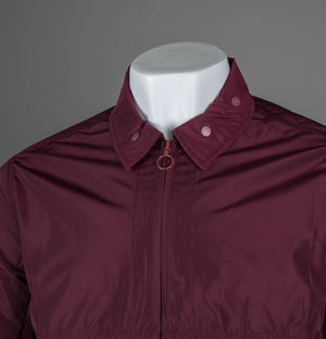 Pretty Green Porter Overshirt Burgundy