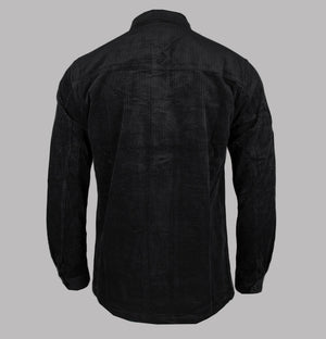 Pretty Green Reed Corduroy Overshirt Black