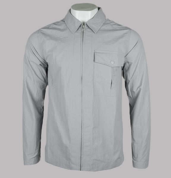 Pretty Green Ridley Overshirt Grey