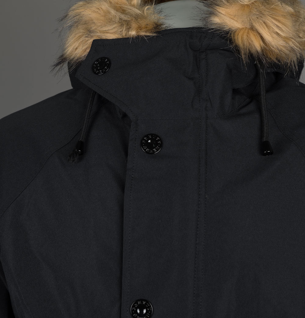 Pretty Green Summit Parka Black