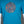 Pretty Green Wonderwall Paisley Print Logo T-Shirt Blue