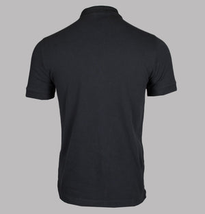 Replay Cotton Pique Polo Shirt Black