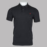 Replay Cotton Pique Polo Shirt Black