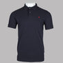 Replay Cotton Pique Polo Shirt Navy
