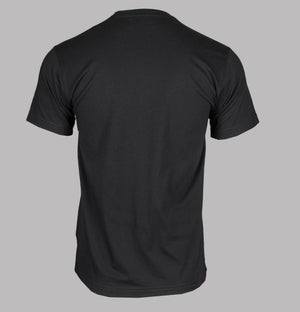 Replay Embroidered R Logo T-Shirt Black