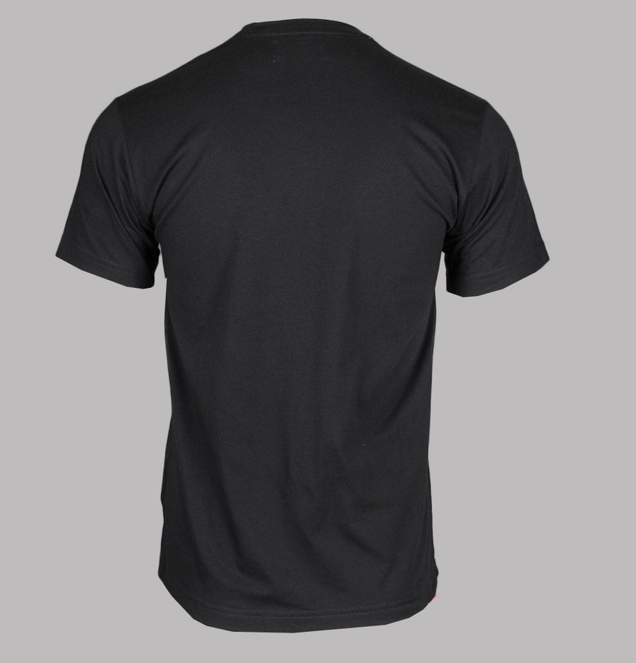 Replay Embroidered R Logo T-Shirt Black