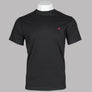 Replay Embroidered R Logo T-Shirt Black