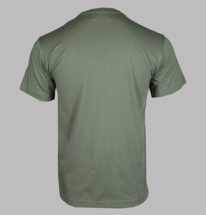 Replay Embroidered R Logo T-Shirt Green