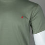 Replay Embroidered R Logo T-Shirt Green
