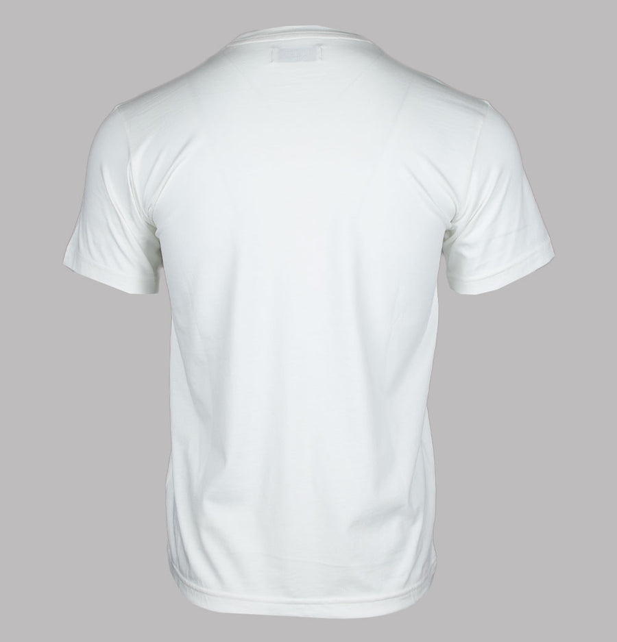 Replay Embroidered R Logo T-Shirt White