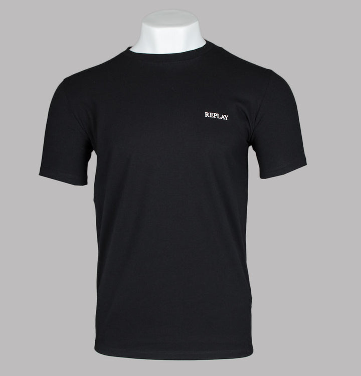 Replay Logo T-Shirt Black